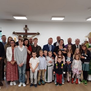 Biskup Šaško krstio sedmo dijete obitelji Jengić